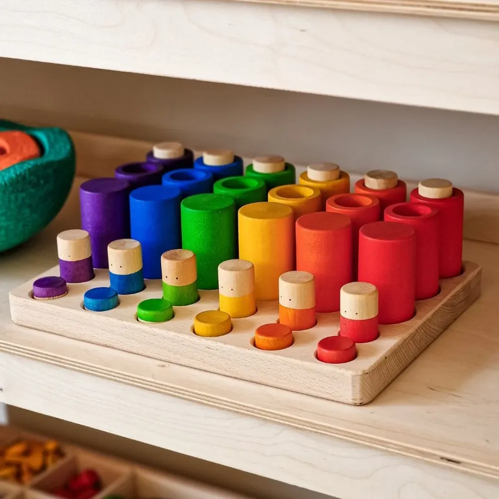 Houten houder voor Grapat speelset Lo La Circle of Wood
