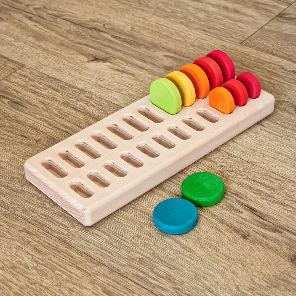 Houten houder voor GRIMM's munten 24-delig Circle of Wood