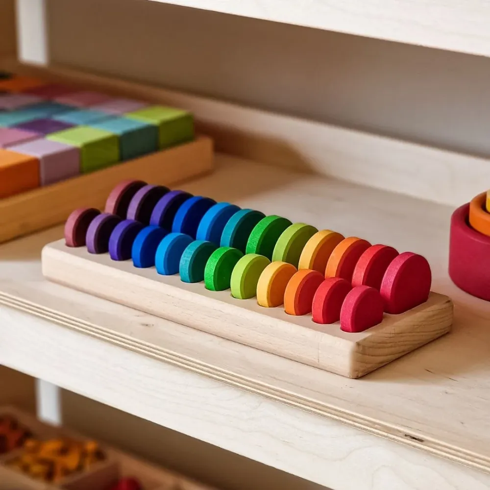 Houten houder voor GRIMM's munten 24-delig Circle of Wood