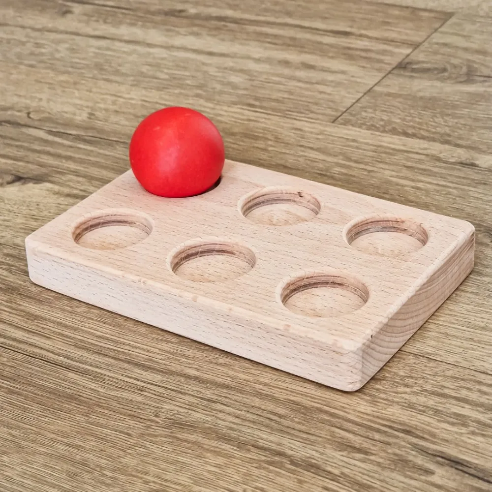Houten houder voor houten ballen Circle of Wood
