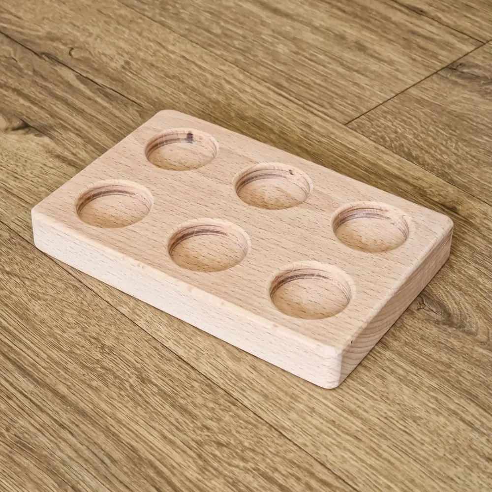 Houten houder voor houten ballen Circle of Wood
