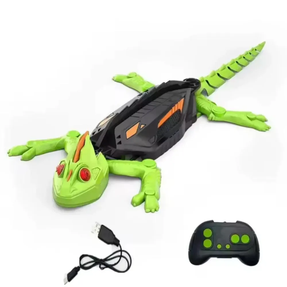 ClimbZilla | Muurklimmende RC-Hagedis met LED-Ogen en Afstandsbediening