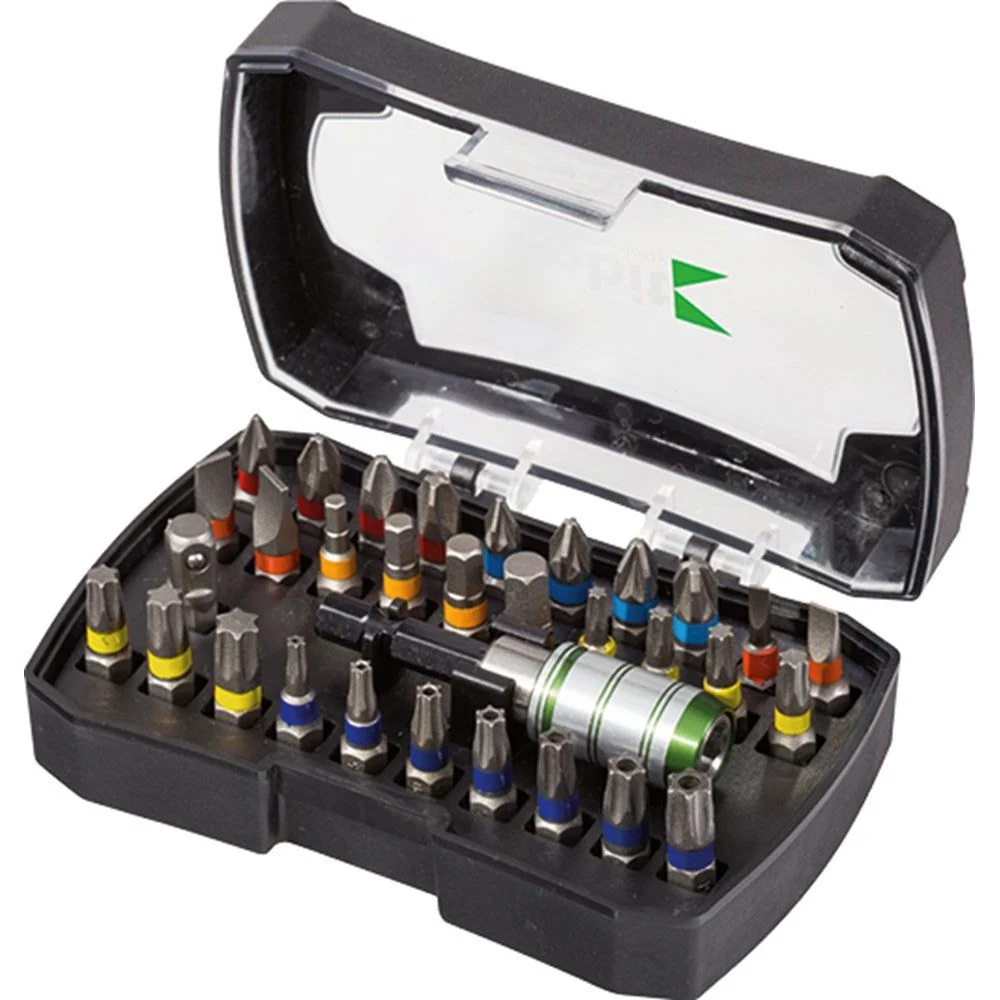 Bitset + bithouder 32-delig allrounder met kleurring bits COBIT