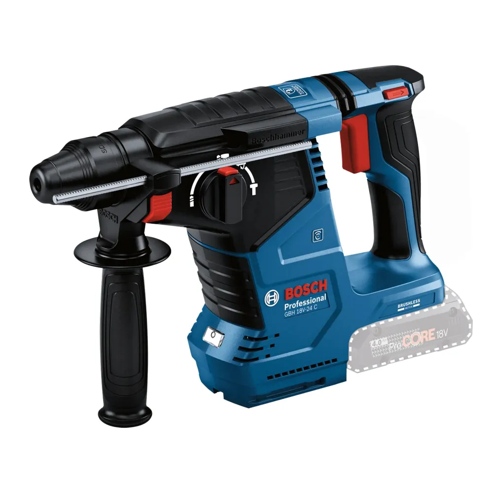 Combinatieset Bosch GSB 18V-65 + GWS 18V-11 + GBH 18V-24 C 18V 5Ah