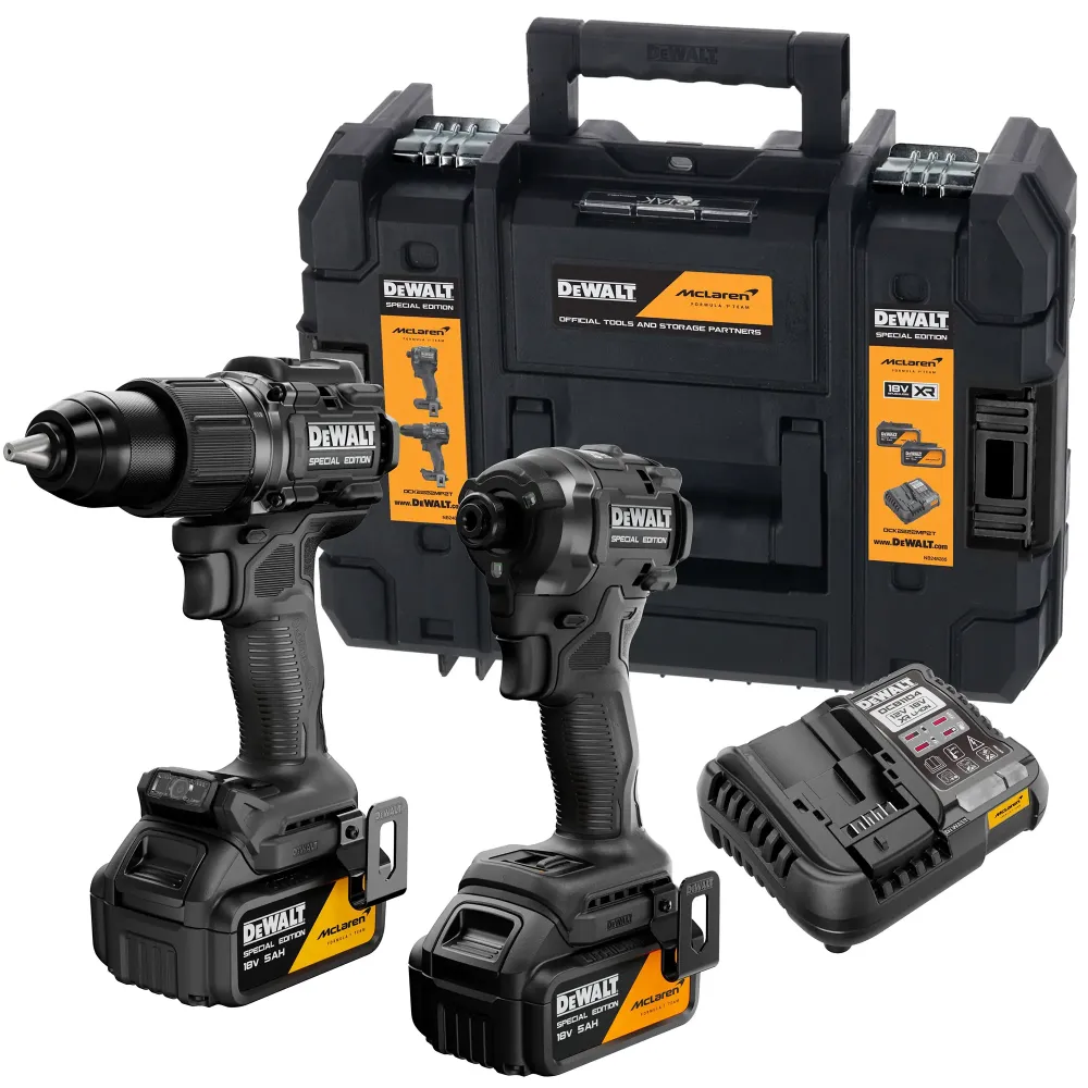 Combinatieset Dewalt McLaren DCK2222MP2T-QW 18V 5Ah