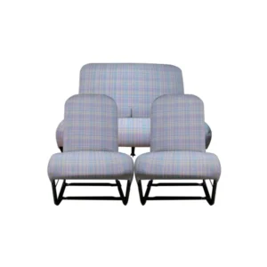 COMPLETE SET STOELEN EN BANK ECOSIAS SIMETRISCH