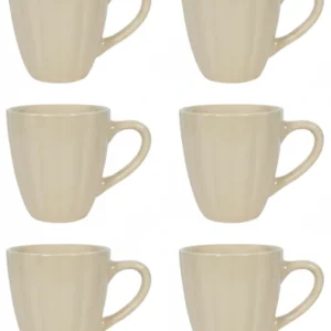 Cookinglife Mokken Cardida Beige 350 ml - 6 stuks