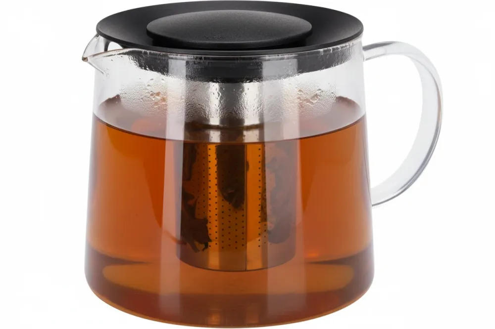 Cookinglife Theepot met RVS Theefilter - Borosilicaat Glas - 1.5 Liter