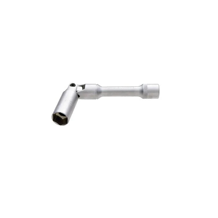3/8" Bougiedop XL 12 mm met kniegewricht – extra lang Custor