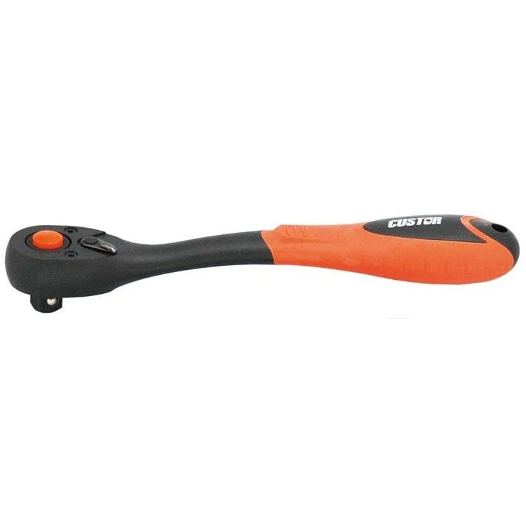 1/2" Ratel, kunststof grip Custor
