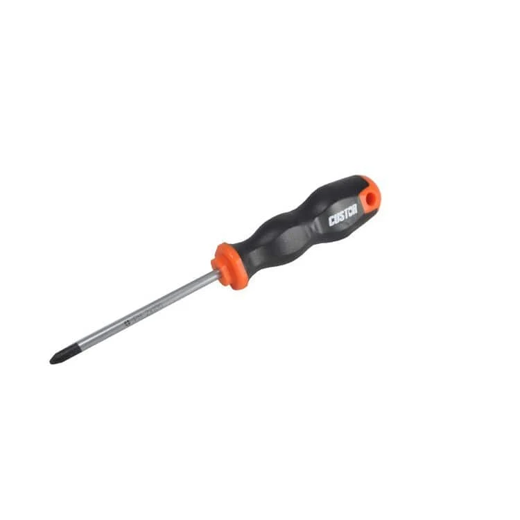 Schroevendraaier kruiskop PH0x60mm, soft grip Custor
