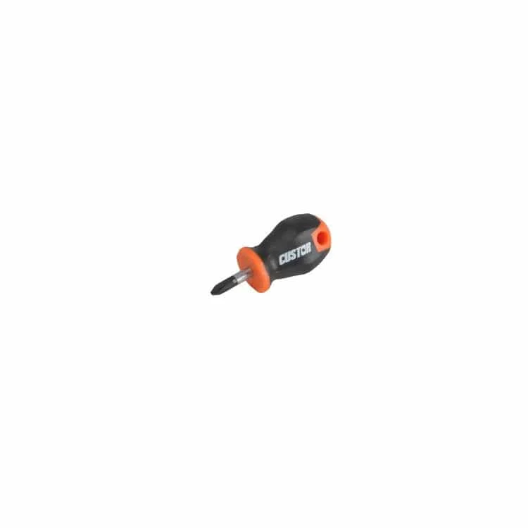 Schroevendraaier kruiskop PH1x25mm, soft grip Custor