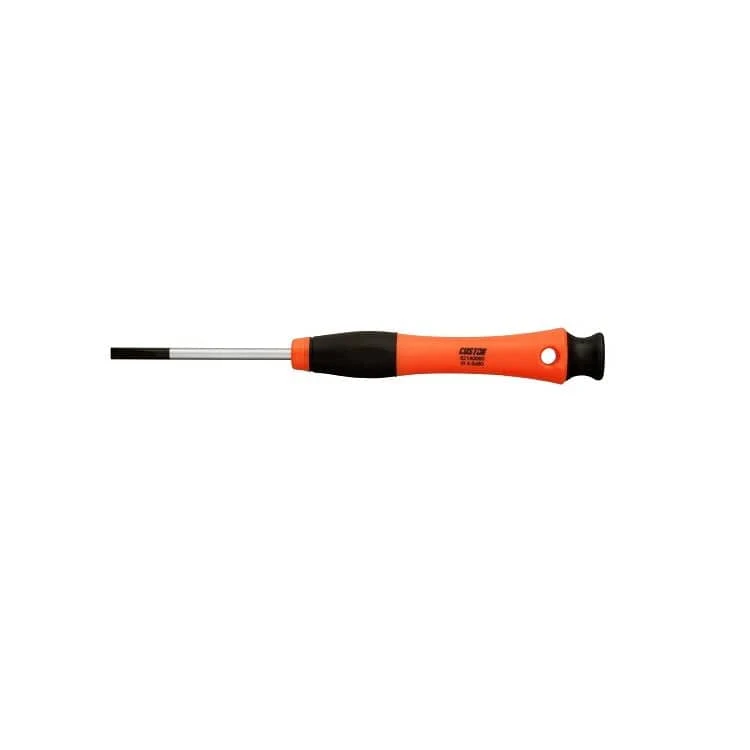 Schroevendraaier micro, plat, 4,0x60mm Custor