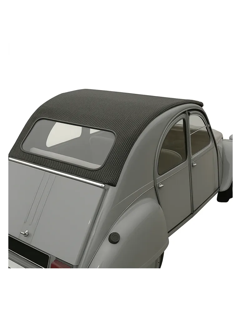 DAK 2CV ANTRACIET BINNENSLUITER Katoen