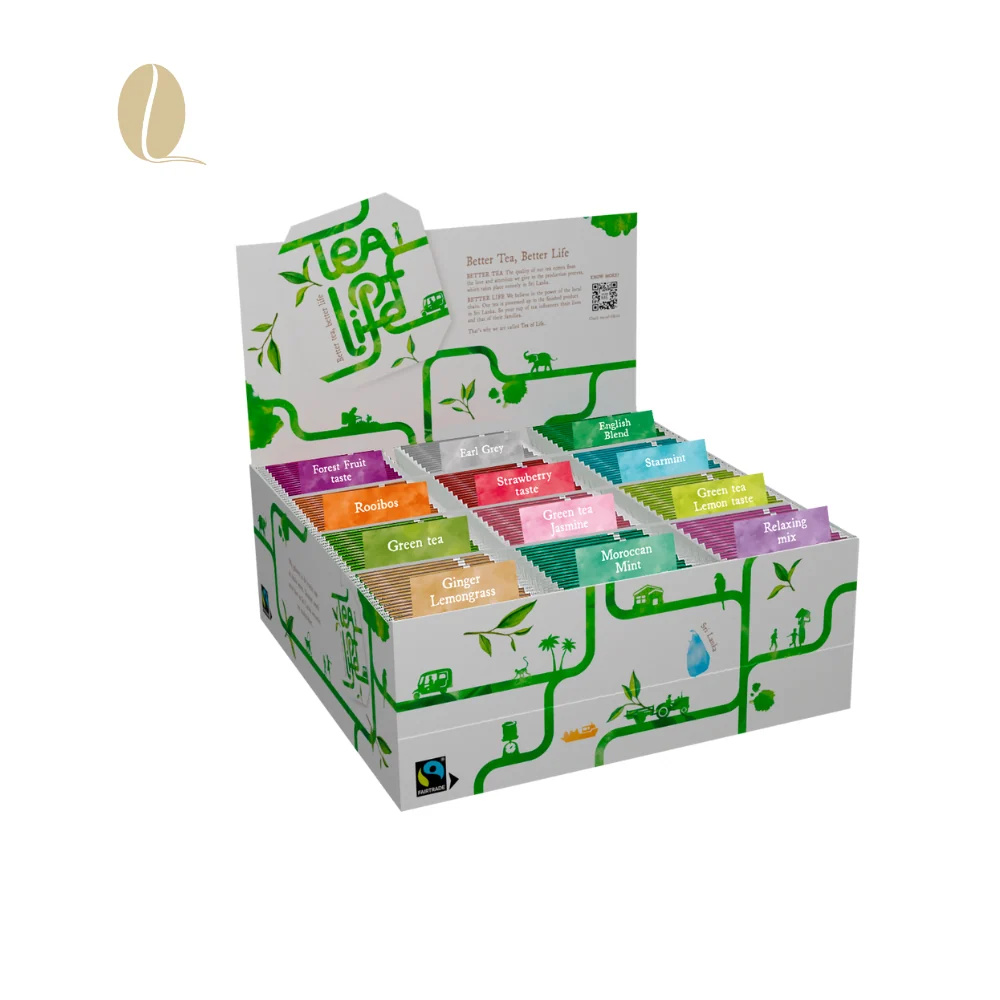 Assortiment box tea life (120 x 2 g) de Laat coffee
