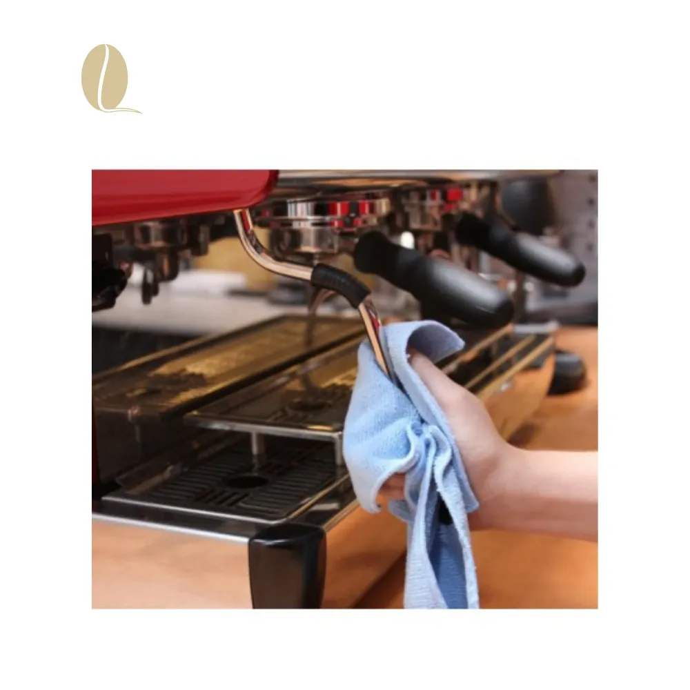 Barista doekjes, set van 4 stuks de Laat coffee