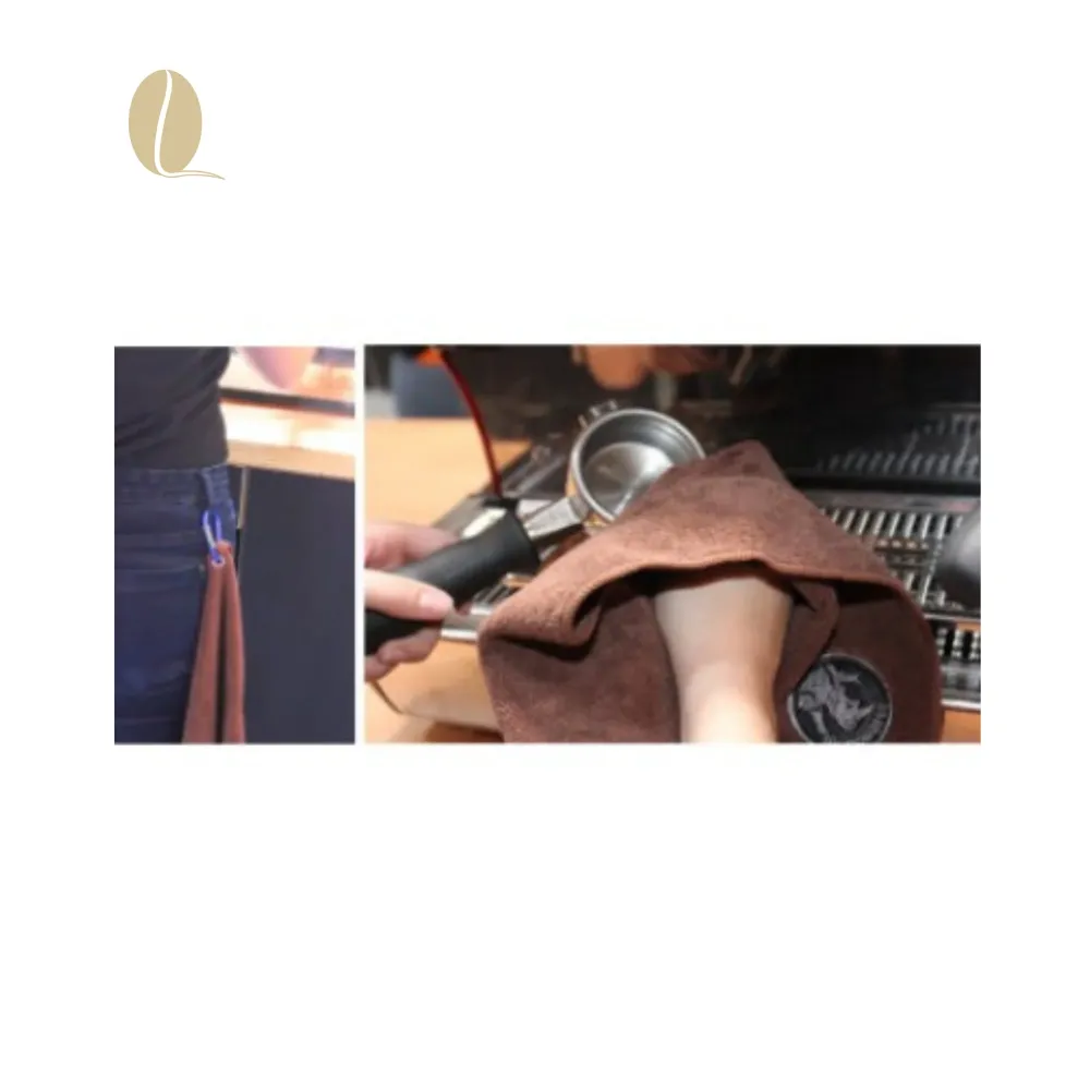 Barista doekjes, set van 4 stuks de Laat coffee