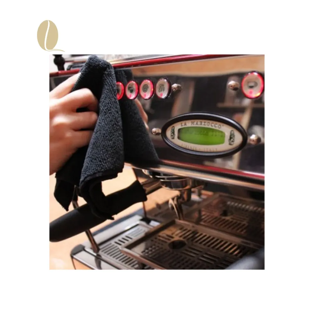 Barista doekjes, set van 4 stuks de Laat coffee