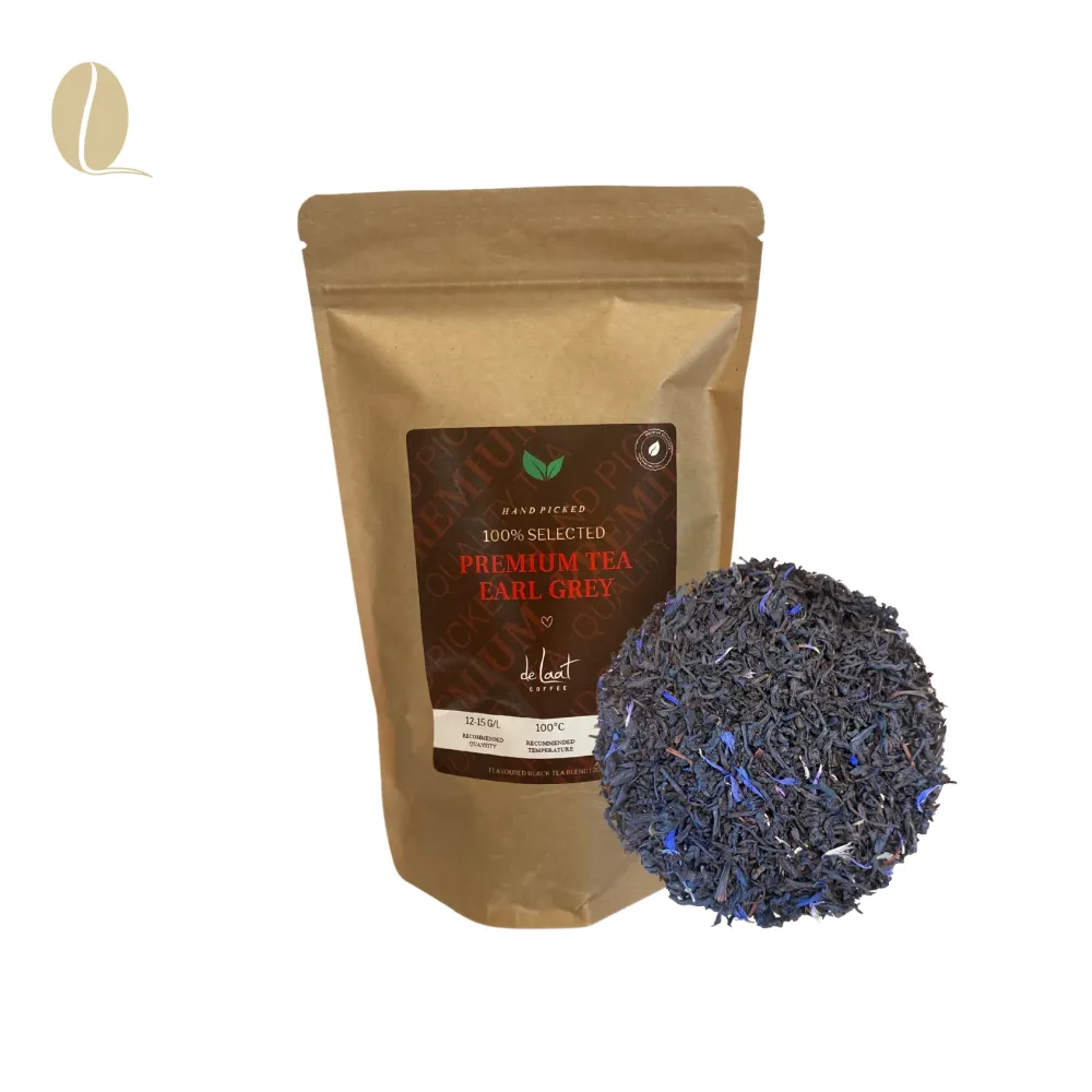 Premium Tea Earl Grey - 200 gram De Laat Coffee