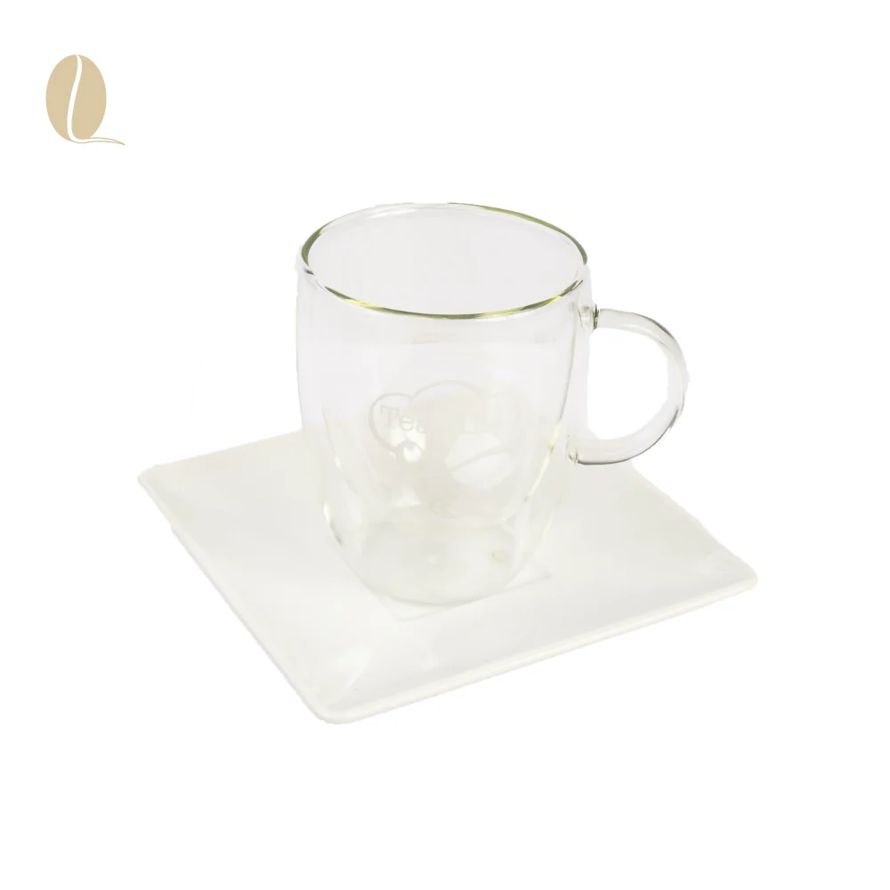 Thee glas (per stuk) de Laat coffee