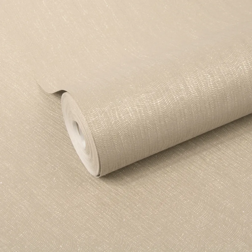 Decomode Vliesbehang Weefsel Luxe - Taupe - 10,05m x 52cm