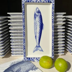 Delfts blauw haringbord