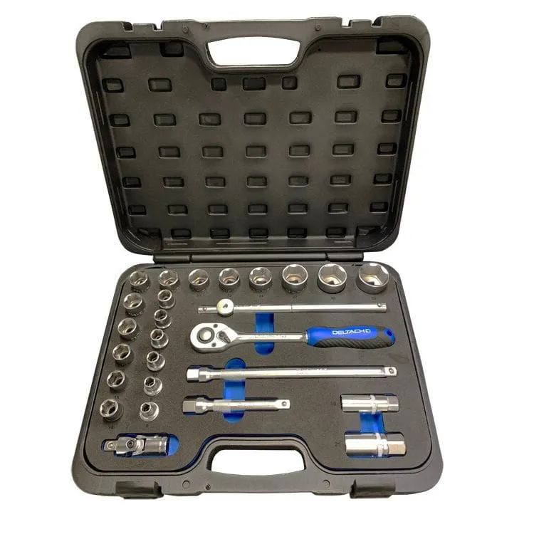 1/2" Doppenset FOAM, 26dlg Deltach