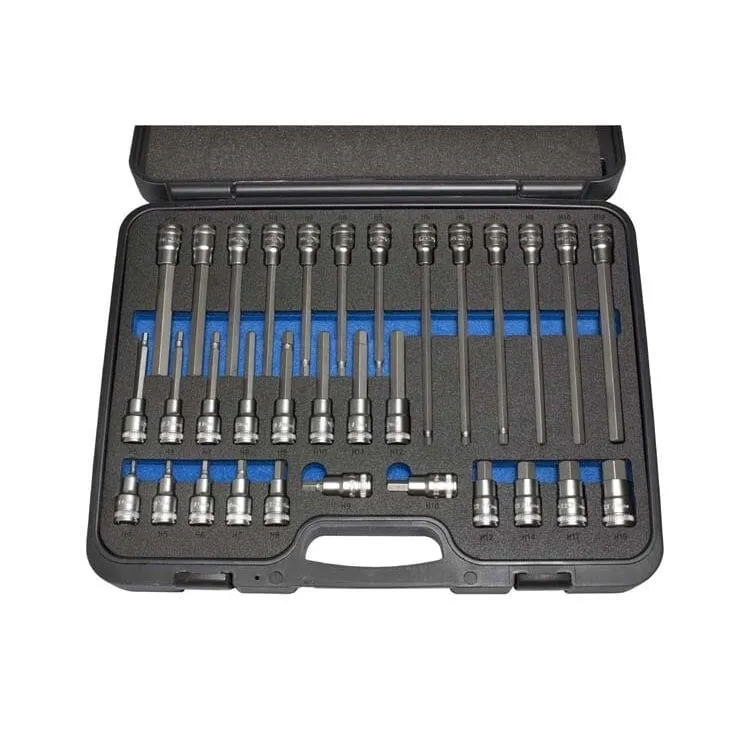 1/2" Doppenset inbus koffer, 32dlg Deltach