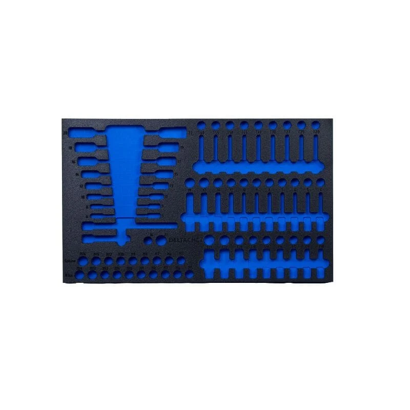 FOAM inlay tbv 525250, lade 3 (1/2"+ kniesleutels) Deltach