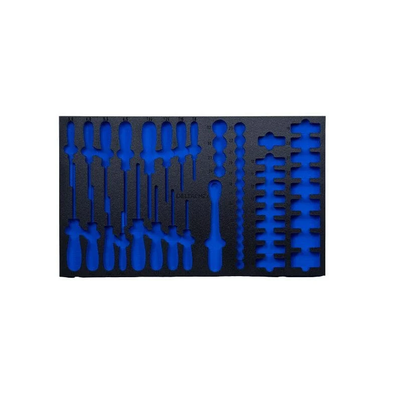 FOAM inlay tbv 525250, lade 2 (1/2"+ schroevendraaiers) Deltach