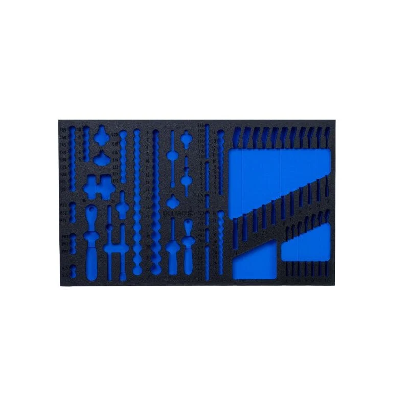 FOAM inlay tbv 525250, lade 1 (1/4"+ 3/8"+ steekringl) Deltach
