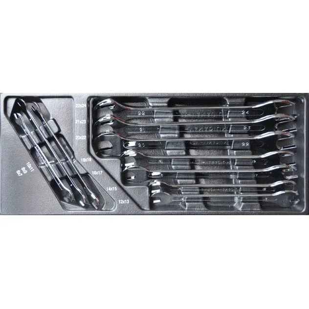 Steeksleutelset extra dun, 10dlg, M-module Deltach