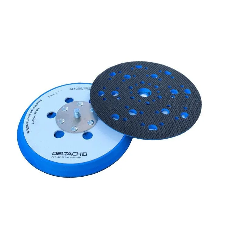 Steunpad Ø150mm velcro multi hole, 5/16" UNF buitendraad Deltach