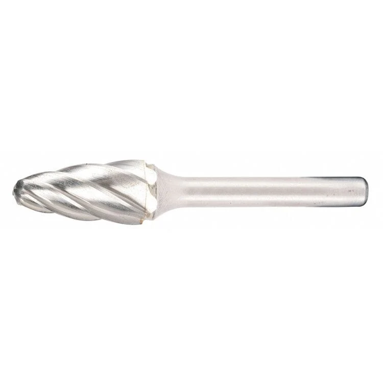 Stiftfrees 6mm ALU, vorm F, kopdikte 12mm Deltach