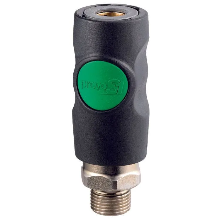 Veiligheidskoppeling 1/2" buitendr EURO (ESI-071153) groen Deltach