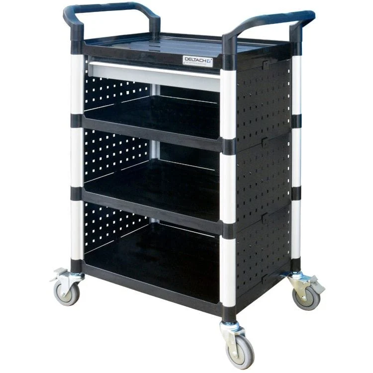 Werkplaatstrolley met lade, extra hoog Deltach