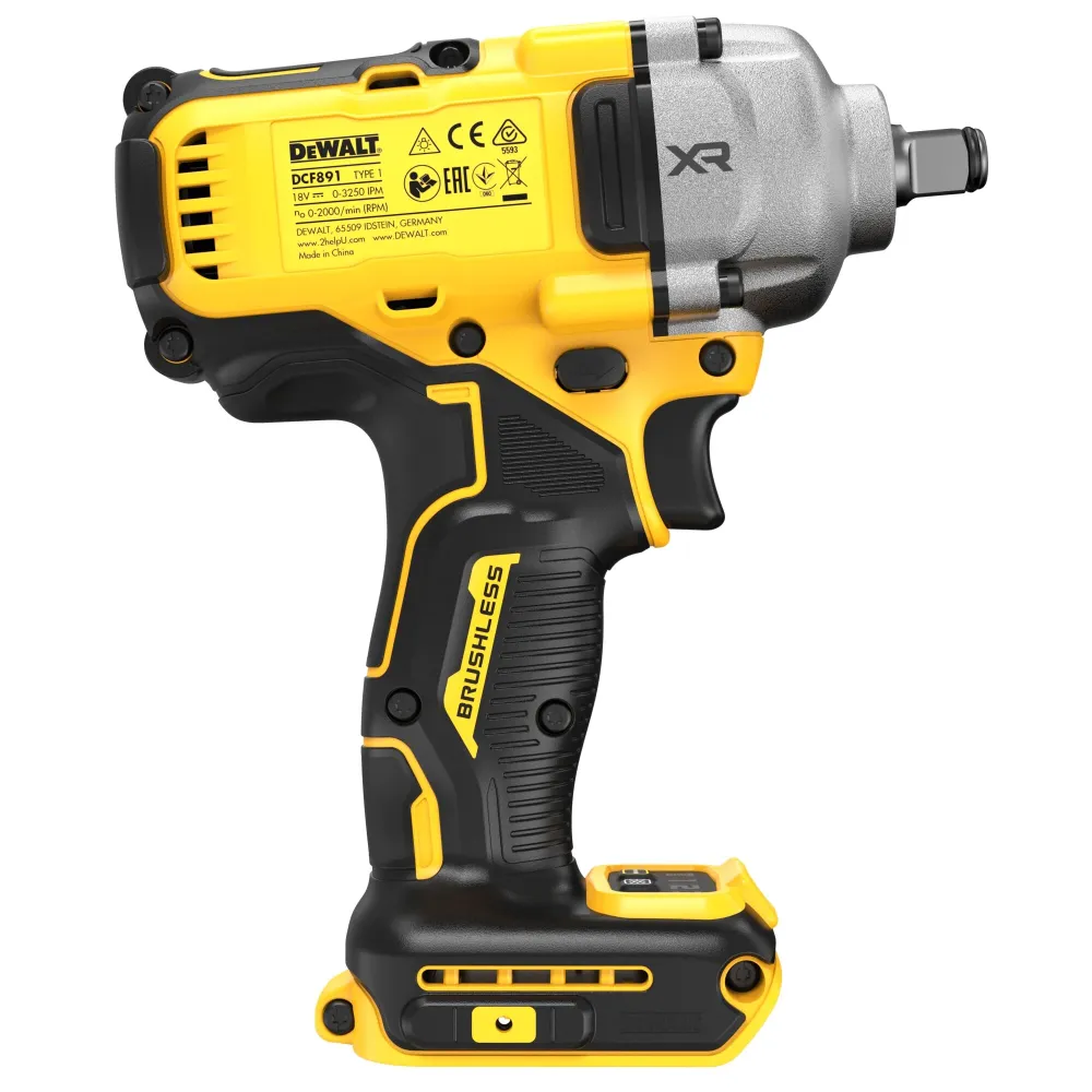 Slagmoersleutel Dewalt DCF891NT-XJ 18V