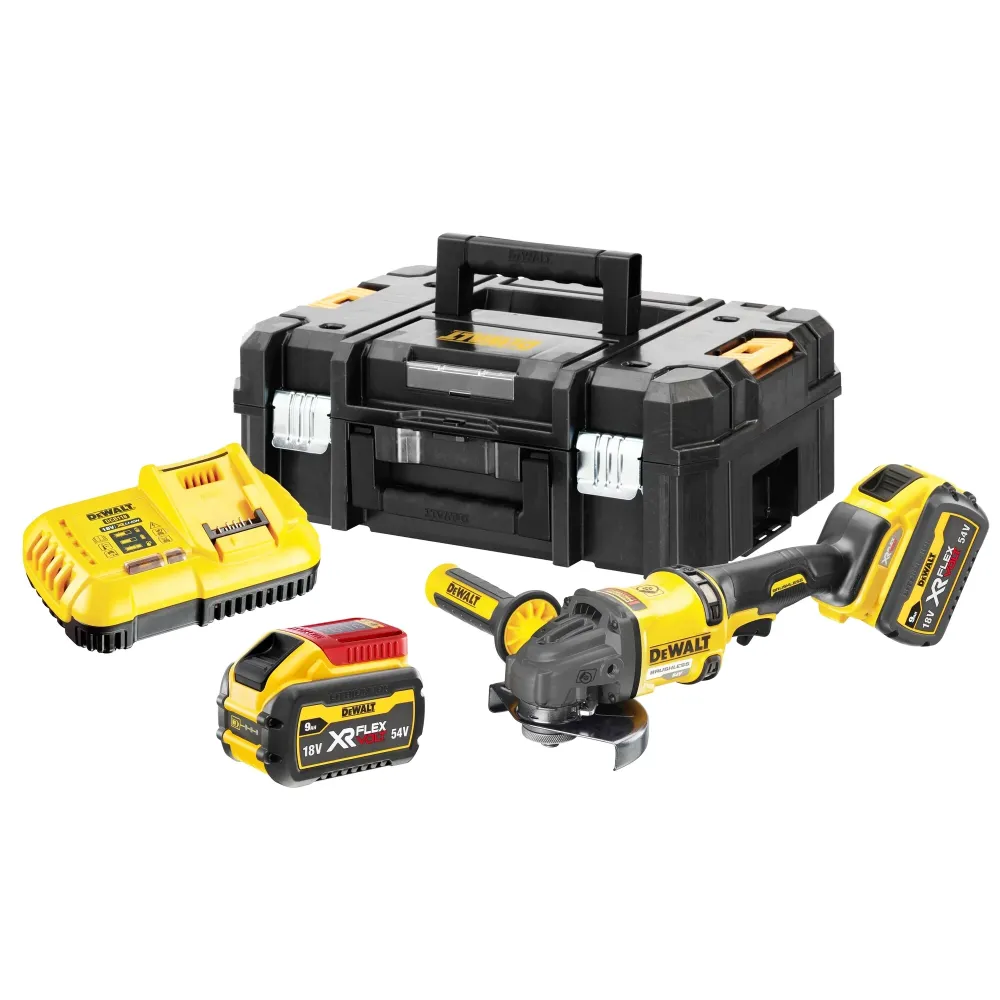 Slijpmachine Dewalt DCG418X2-QW 54V 9Ah