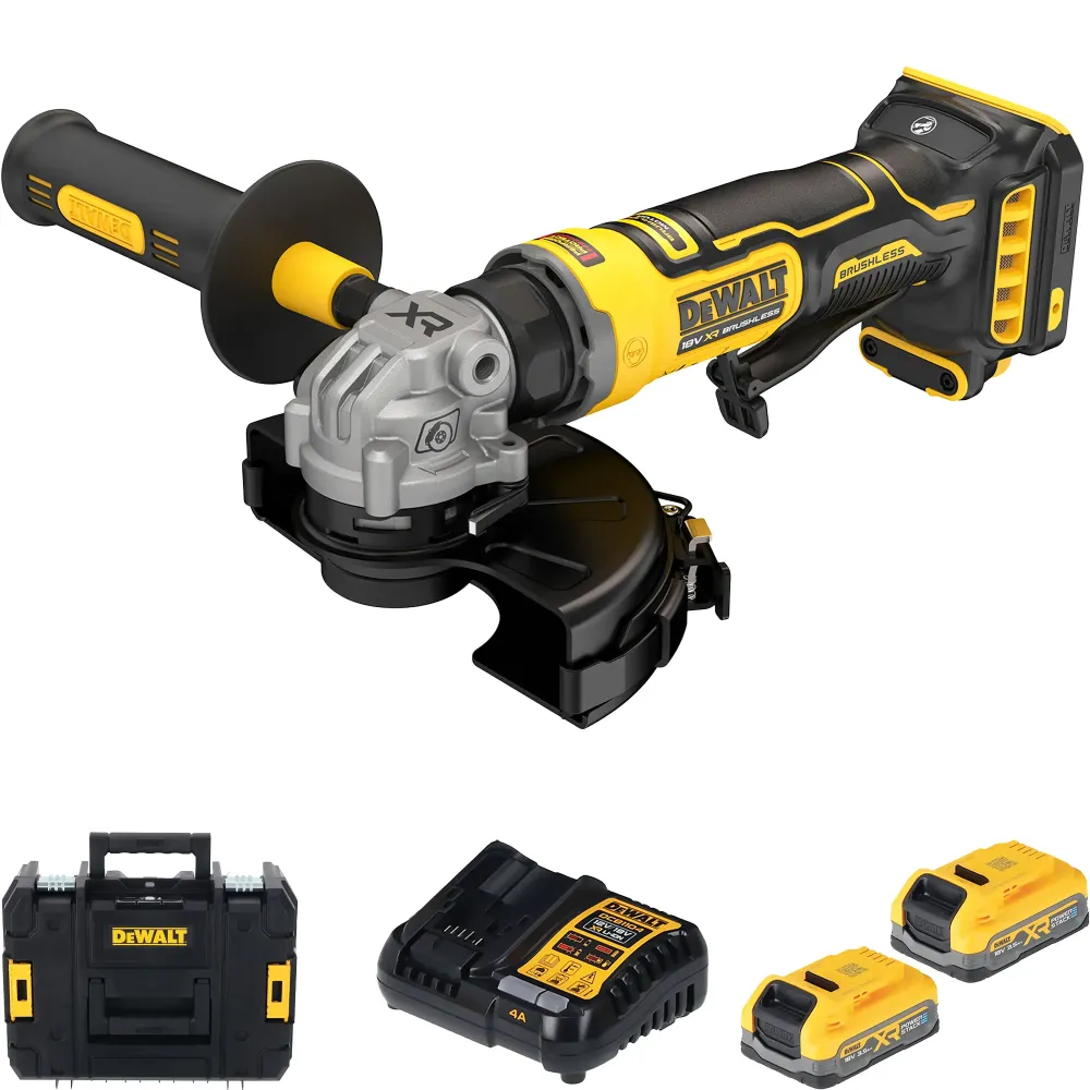 Slijpmolen Dewalt DCG404S2T-QW 18V 3,5Ah