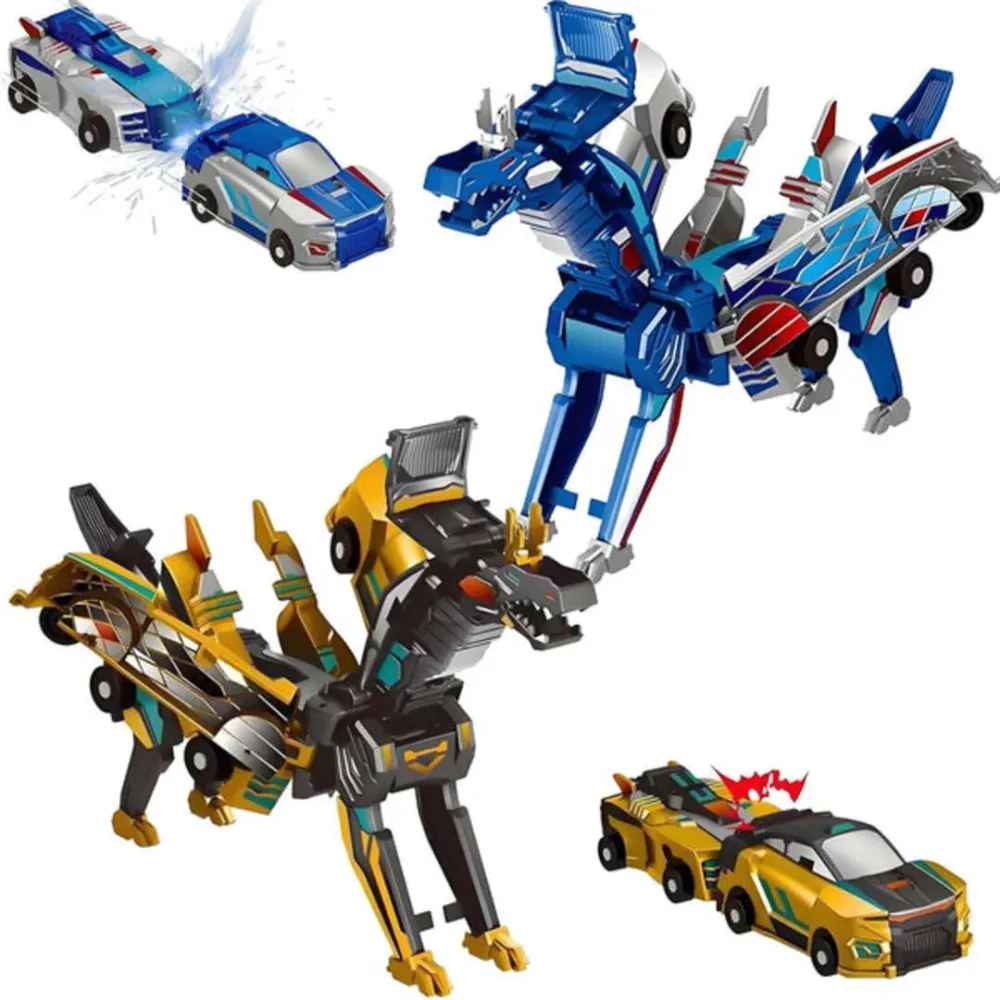 DinoGear | Magisch Transformeerbare Raceauto en Dinosaurus