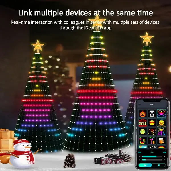 DIY Kerstboomverlichting met App-besturing – Personaliseer Kleuren & Effecten voor Sfeervolle Feestdagen