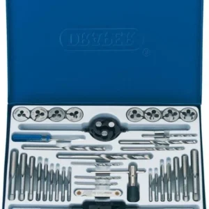 DRAPER Metrische tap en HSS boor set 37 stuks