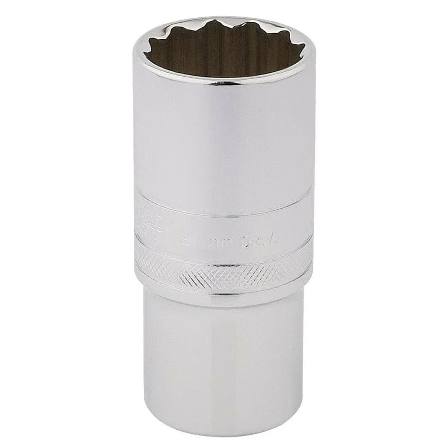 1/2" Dop lang, 27mm, 12-kant Draper Tools