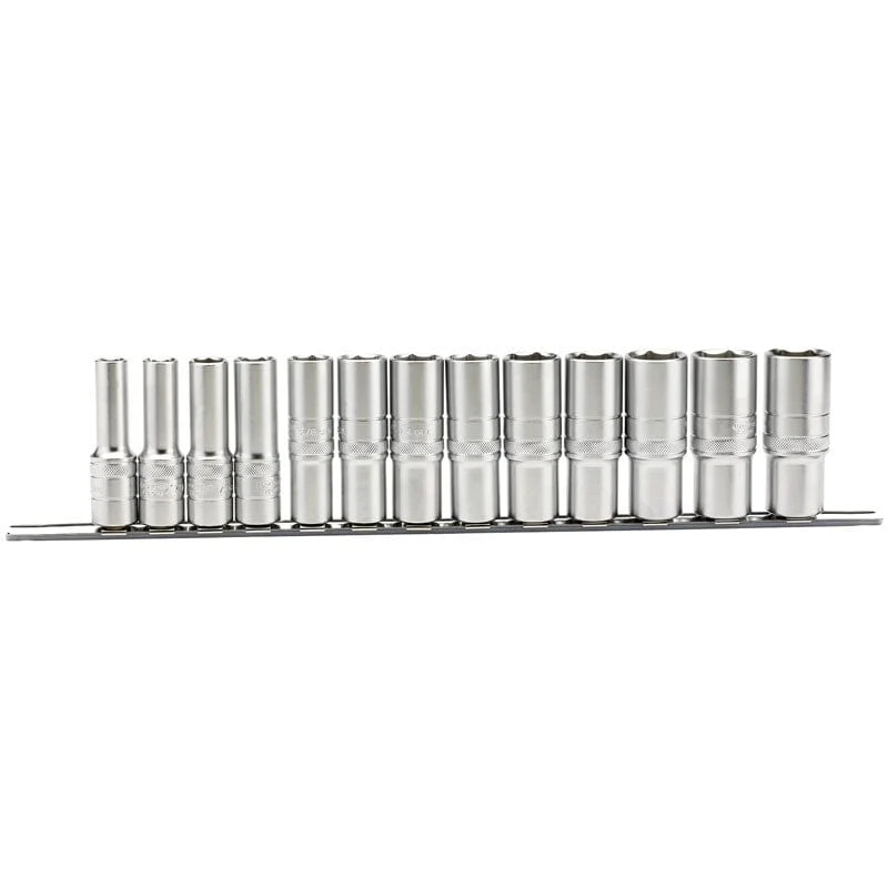 1/2” Doppenrail lang INCH, 13dlg Draper Tools