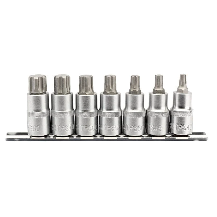 1/2" Doppenrail torx plus, 7dlg Draper Tools