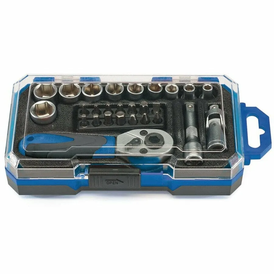 1/4" Doppenset, 27dlg Draper Tools
