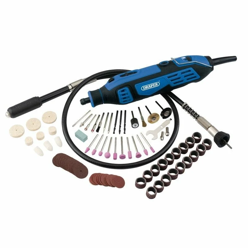 Multislijper kit 230V/180W, 111dlg Draper Tools