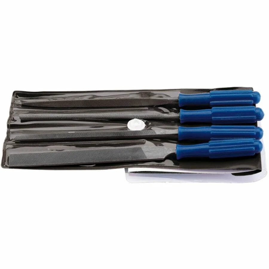 Naaldvijl set, 100mm, 4dlg Draper Tools