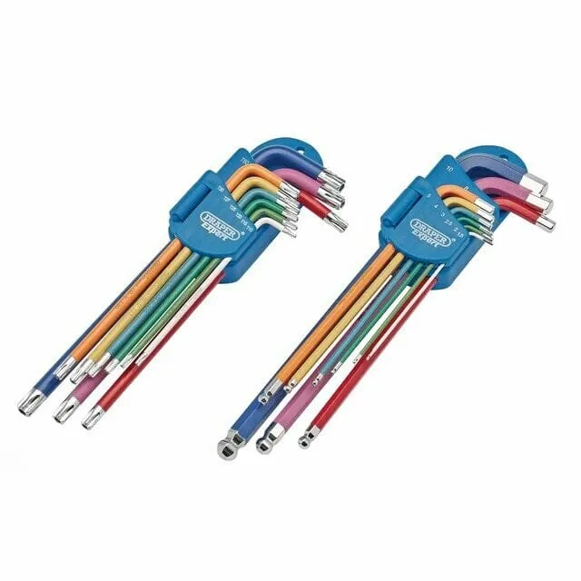Resi torx en inbussleutel set, 18dlg Draper Tools