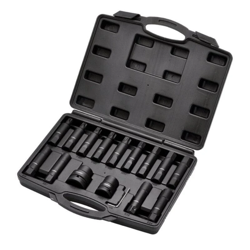 3/4”+ 1” Truck reparatie doppenset, 16dlg Draper Tools